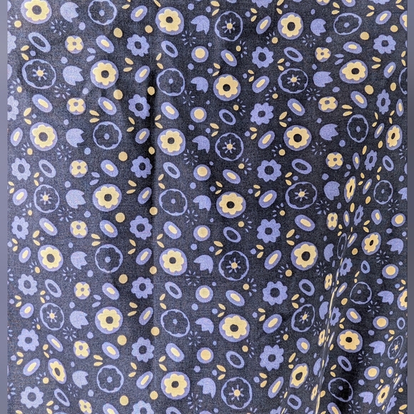 A.P.C. • 100% Silk Long Sleeve Dress w/ 2 Front Pockets in Blue - Picture 3 of 5